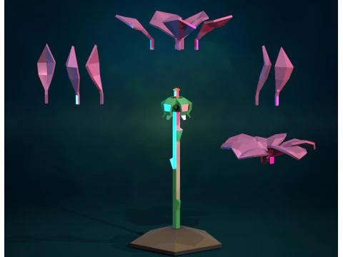 Assemblage des roses Modèles 3D en vedette