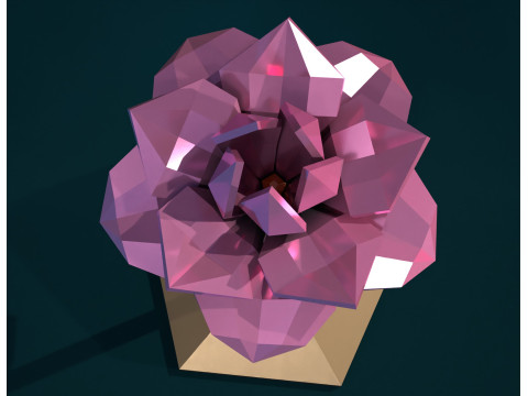 Rose assembly 3D-printmodel