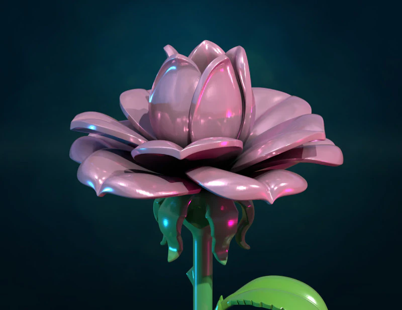 Montagem rosa II Modelo de Impressão 3D .c4d .max .obj .3ds .fbx .stl .blend