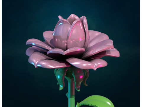 Rose assembly II 3D Print Model