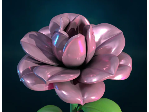 Montagem rosa II Modelo de Impressão 3D