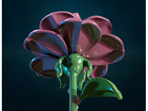 Montagem rosa II Modelo de Impressão 3D