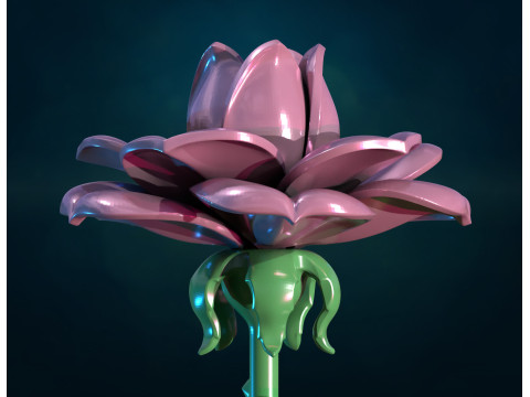 Rose assembly II 3D Принт Модель