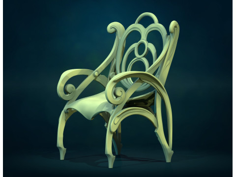 Chair assembly 3D-Druckmodell