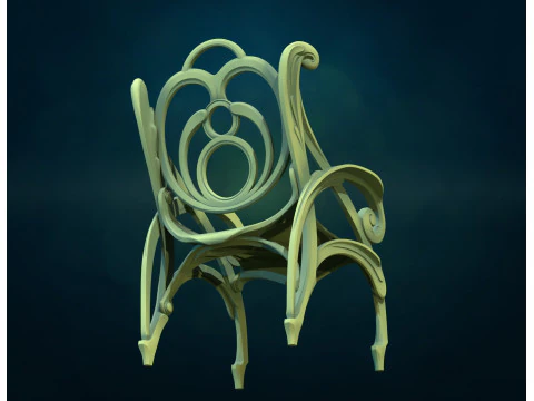 Chair assembly 3D Print Model