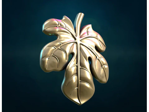 Foglia di fico III Modello di stampa 3D