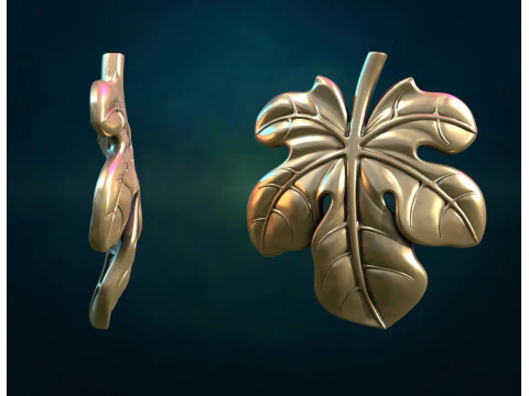 Foglia di fico III Modello di stampa 3D