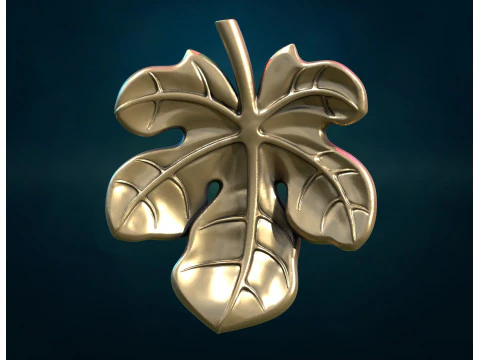 Foglia di fico III Modello di stampa 3D