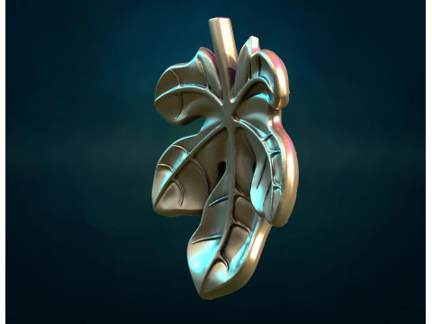 Foglia di fico III Modello di stampa 3D