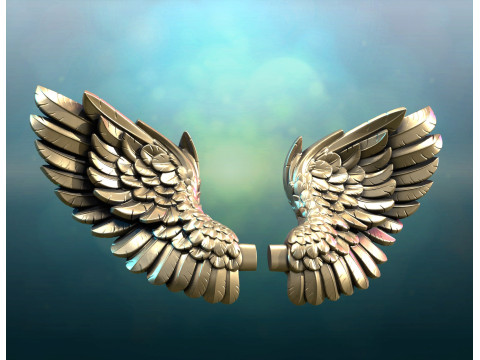 Angel Wings Modello di stampa 3D