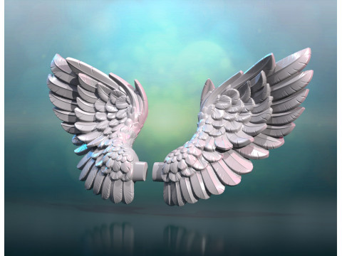 Angel Wings Modello di stampa 3D