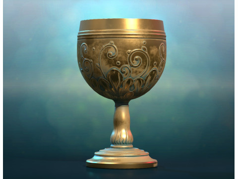 Goblet pbr 3D-Druckmodell