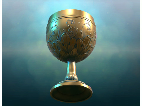 Goblet pbr Modelo de impresión 3D