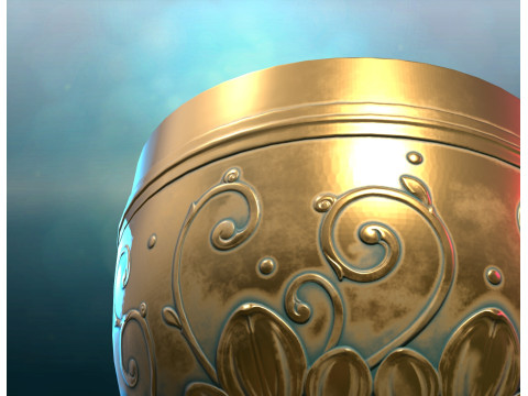 Goblet pbr Modelo de impresión 3D