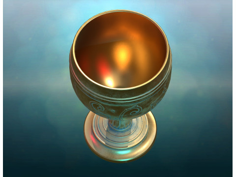Goblet pbr Modelo de impresión 3D