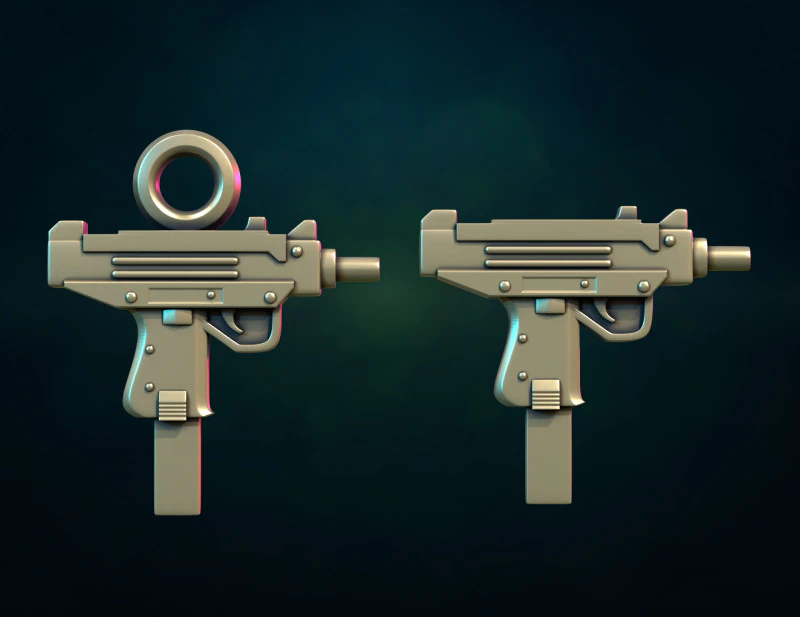 Weapon I and pendant 3D Print Model .c4d .max .obj .3ds .fbx .stl .blend 