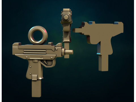 Weapon I and pendant Modèles 3D en vedette