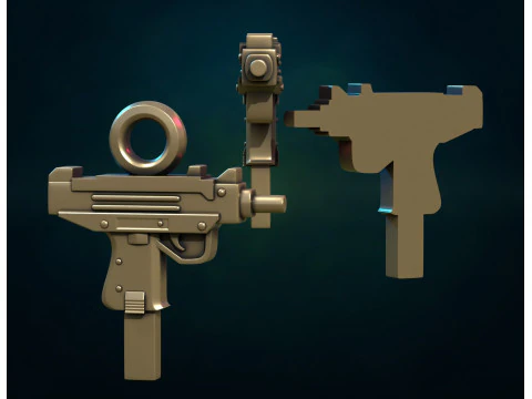 Weapon I and pendant 3D Print Model