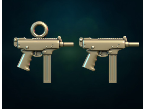 Weapon II and pendant Model Cetak 3D