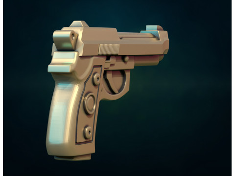 Weapon III and pendant 3Dプリントモデル