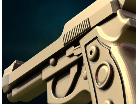Weapon III and pendant 3D Print Model