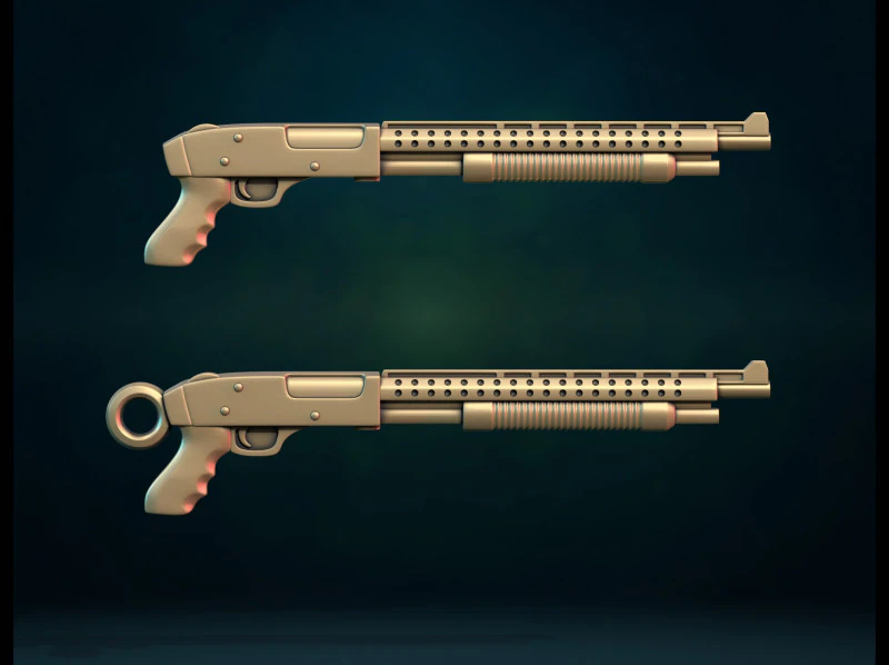 Weapon IV and pendant 3D Print Model .c4d .max .obj .3ds .fbx .stl .blend