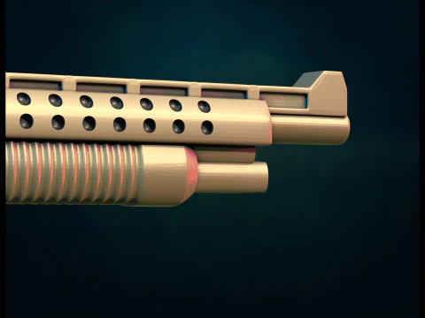 Weapon IV and pendant 3D Print Model