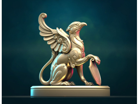 Griffin Griffon II 3Dプリントモデル