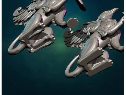 Griffin Griffon II 3D Print Model