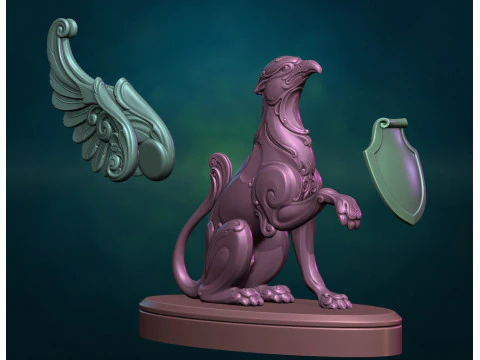 Griffin Griffon II 3D Print Model