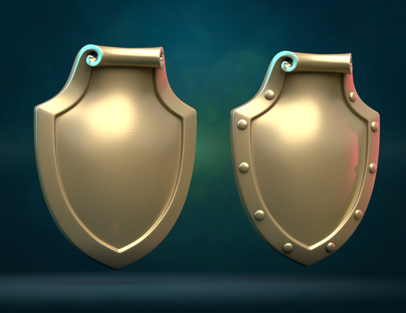 Shield printable 3D Baskı Modeli .c4d .max .obj .3ds .fbx .stl .blend 