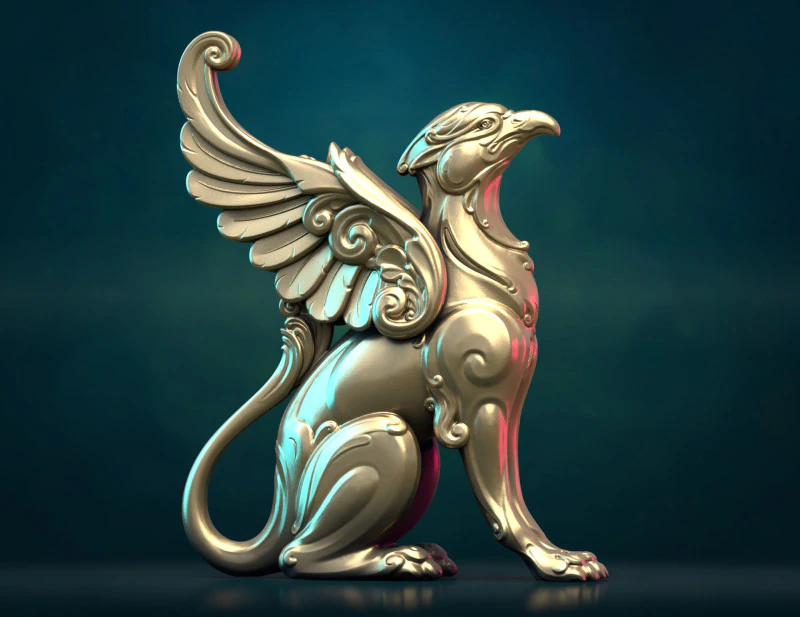 Griffin Gryfon IIa 3D Model .c4d .max .obj .3ds .fbx .stl .blend 