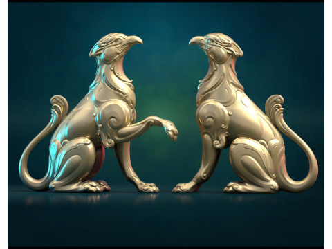 Griffin wing less 3D Model