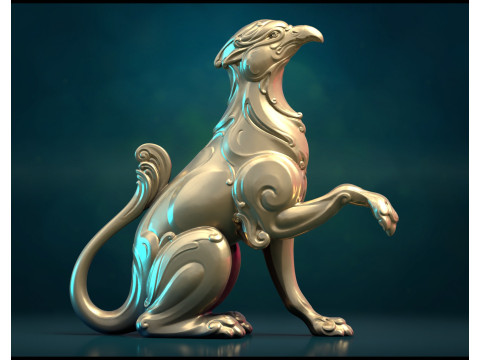 Griffin wing less Model 3D