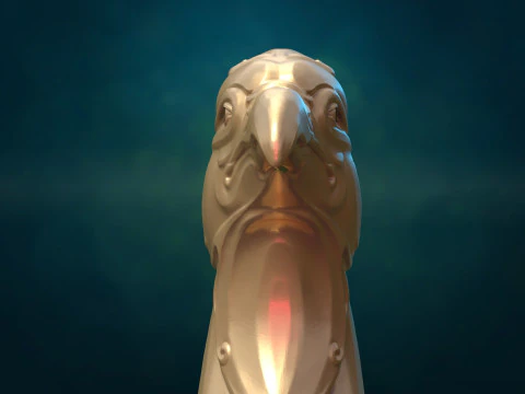 Griffin wing less 3D Model
