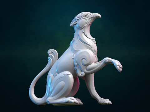 Griffin wing less Model 3D