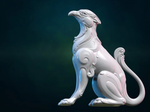 Griffin wing less 3D Model