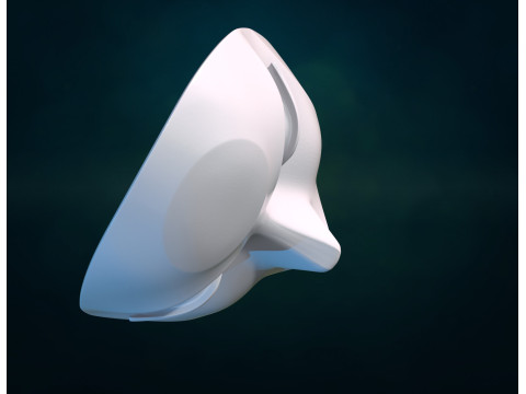 Female woman Mask Modello di stampa 3D