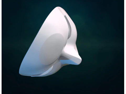 Female woman Mask 3D Print Model