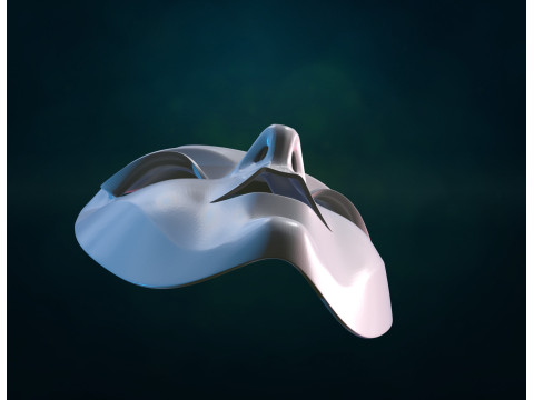 Female woman Mask Modello di stampa 3D
