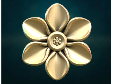 Bunga kecil Model Cetak 3D