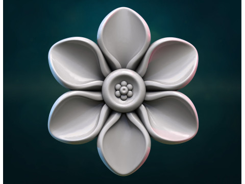 Little flower 3D Print Model