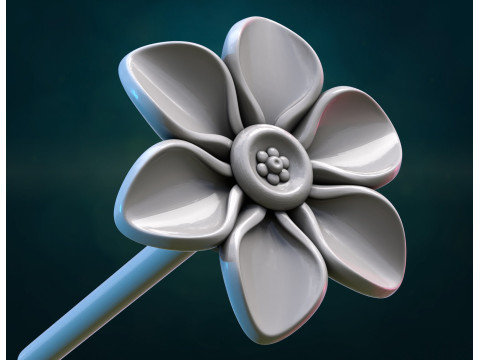 Little flower 3D Print Model