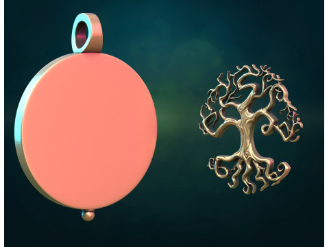 Tree and Pendant Modelo de impresión 3D