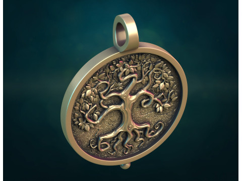 Tree and Pendant Modelo de impresión 3D
