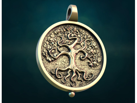 Tree and Pendant Modelo de impresión 3D