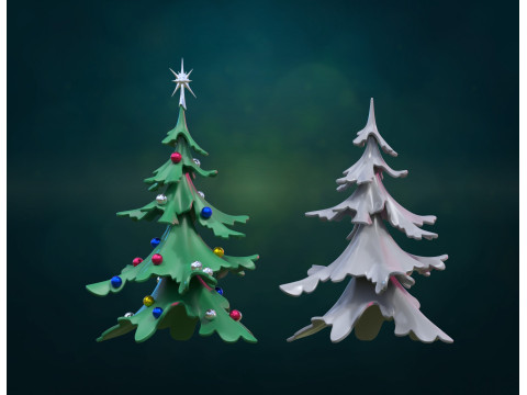 Christmas Tree 3Dプリントモデル
