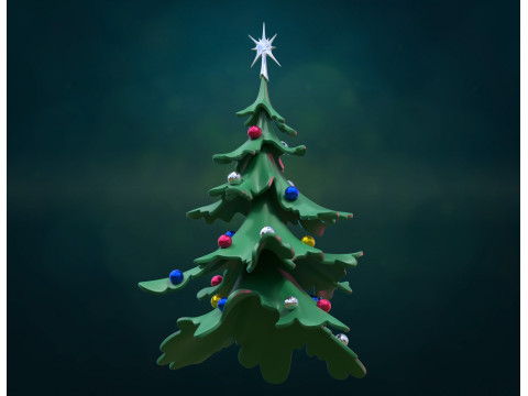 Christmas Tree 3Dプリントモデル