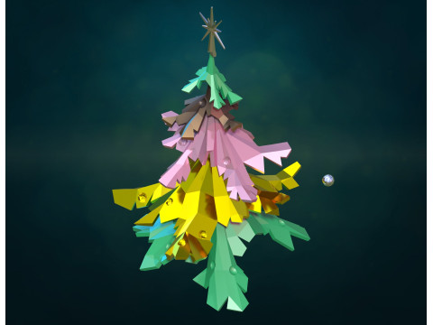 Christmas Fir Tree LP 3D 打印模型