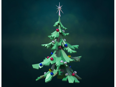 Christmas Fir Tree LP 3D 打印模型